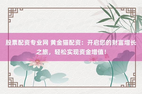 股票配资专业网 黄金猫配资：开启您的财富增长之旅，轻松实现资金增值！